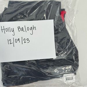 New FIGS pants. Charcoal with red string